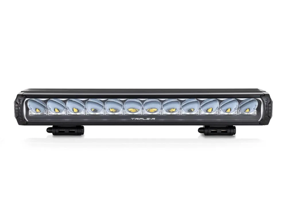 LR12-PL-B – TRIPLERLIGHT Light Bar, LED Bulbs 23.23 Inch Length 12 High Output Premium BIN LEDs 8.7 Amps At 14.4 Volt...